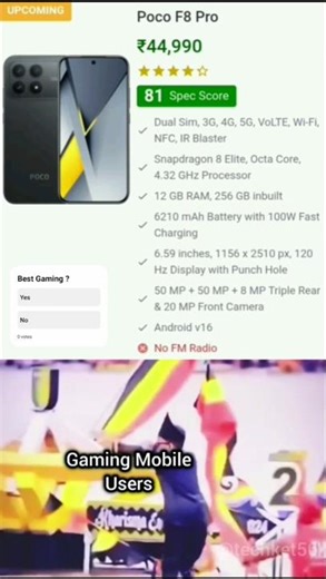 Poco F8 Pro 🥶 Full Specs In Just 8 Sec