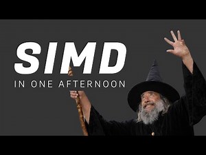 SIMD in one Afternoon (AVX2 C++)