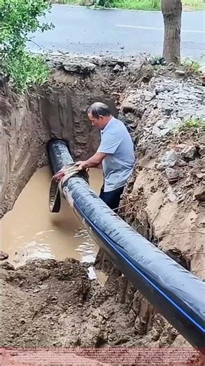 Trenchless Pipe Installation: How a Farm Drain is Pulled Under a Road