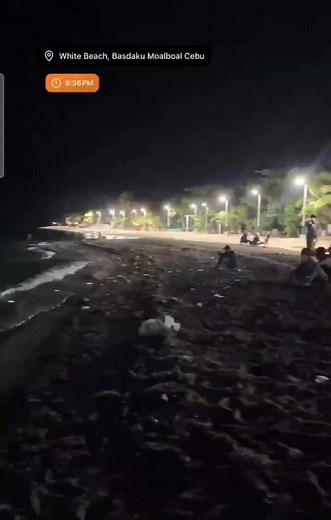 Basdaku, White Beach, Moalboal Cebu on a Saturday Night 🌃 | Moalboal