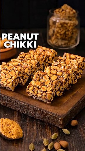 Peanut Chikki | Groundnut Jaggery Candy | Step by Step #recipe #dessert #candy