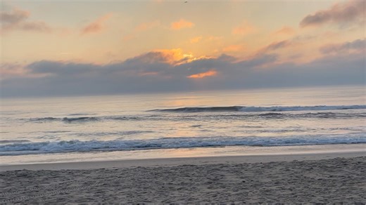 6:13 am Good Morning from OBX Sunrise July 14, 2024 81 degrees W at 12 mph Kitty Hawk NC at Kitty Hawk Pier | OBX Sunrise