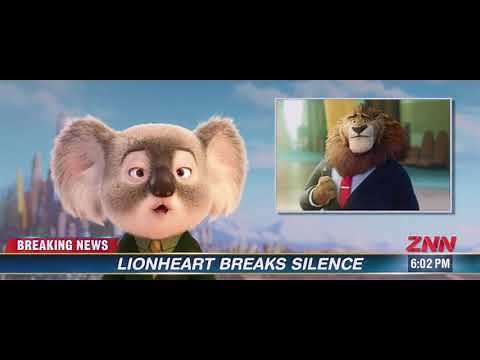 Zootopia Austrailian/New Zealand Version - Koala News Reader Scenes
