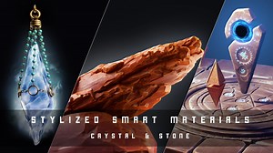 Stylized Smart Materials Stone & Gem