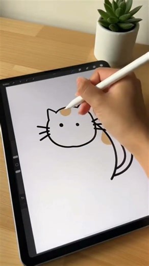 #viral 🎄 Just drawing a cozy Christmas scene on iPad. #drawmee #drawing #learnhowtodr