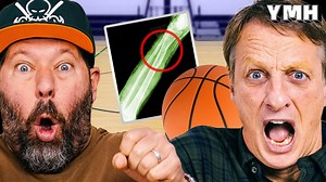 29K views · 489 reactions | Tony Hawk updates us on his leg injury which leads Bert to share Tom's horrifying basketball injury with him. | Tom Segura | Facebook