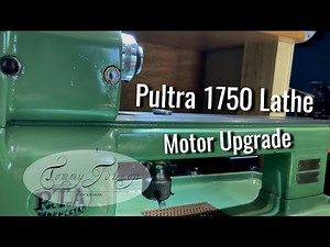 Pultra 1750 Clockmakers Lathe MOTOR UPGRADE