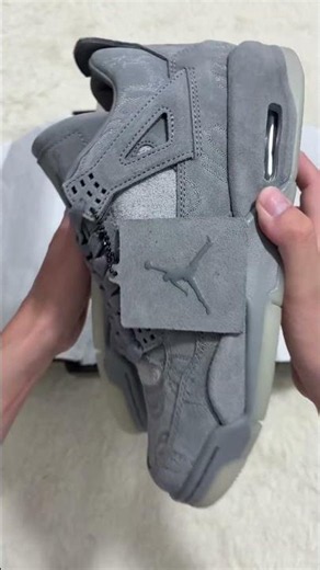 Kaws Jordan 4 grey color #fyp #fashiontiktok #luxurylifestyle #sneakerhead #jordan4