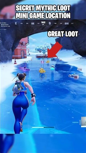 Secret Mythic Loot Mini Game Location in Fortnite Chapter 7 Season 2 #fortnite #fortniteclips