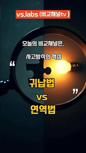 귀납법과 연역법! 햇갈리시죠? #비교채널tv #귀납 #연역 #철학