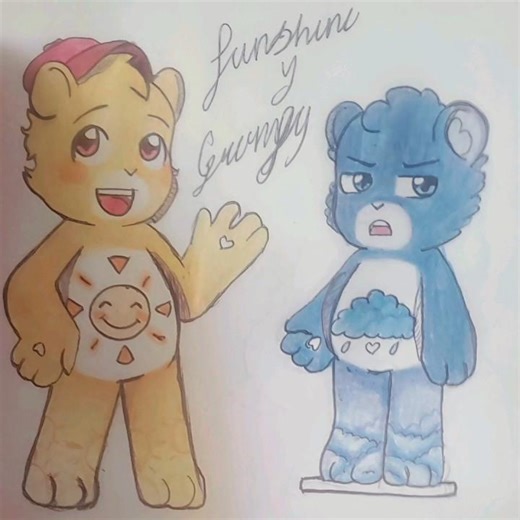 El malentendido de Funshine #fandom #carebears #funshinexgrumpy #fandub #yaoi