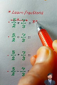 Learn Fractions 🤯 #unstoapablestudy #unstoapablestudy0111 #learnfractions #fblifestyle | Unstoapablestudy0111