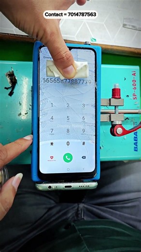 Removing Broken LCD Display Glass #shortsfeed #viral #tech #smartphone