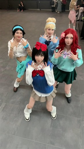 With gang #disney #princess #cosplay #cosplaydance #dancetrend