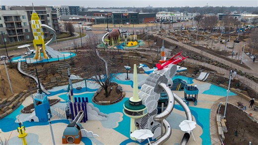 Take a tour of Exploration Place's new Adventure Playscape