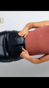 Ideal Mature Women Styling Their Leather Skirts Outfit Elegantly| Outfit Ideas💡|Fashion Tips