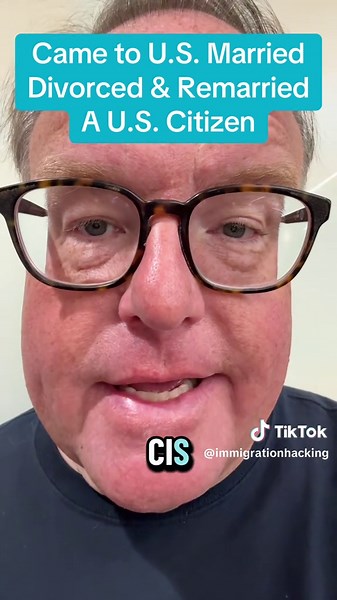 When the #embassy gives you a visit #visa because you are married, then you come, divorce and remarry to get a #greencard from #uscis.