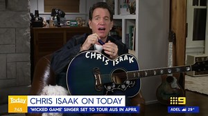 'Wicked Game' singer Chris Isaak is set to tour Australia this April! 🎸🎶🎤 #9Today | WATCH LIVE 5.30am | TODAY