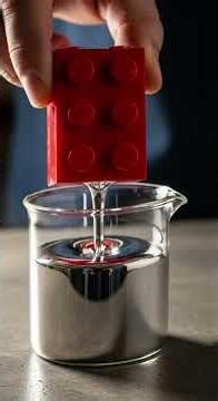 DIY Liquid Metal with Lego?! Wild Hack! #LiquidMetal #DIYScience #LegoHacks #ChemistryAdventure #Fun