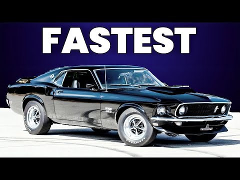 12 FASTEST American Muscle Cars Ever Made
