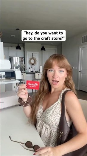 A Trip To The Craft Store 🚗💸🤭 #craftstore #cricutcrafting #cricut