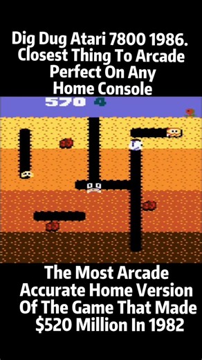 The Most Arcade Accurate Home Version Of The Game That Made $520 Million In 1982 #atari #arcade