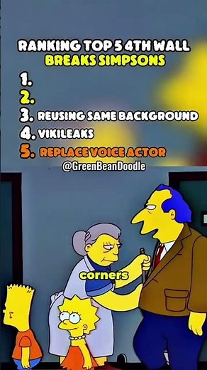 Simpsons break the 4th wall #simpsons #shorts