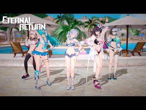 【Eternal Return MMD】 Up & Down - Abigail, Debi & Marlene, Emma, Vanya [4K/60FPS]