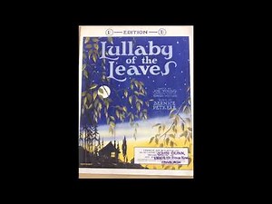 Dec. 19, 1958 Lullaby Of The Leaves, Bernice Petkere