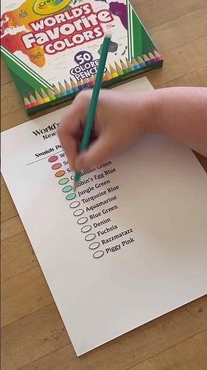 All the NEW Colors in the Crayola World’s Favorite Colors Set #crayola