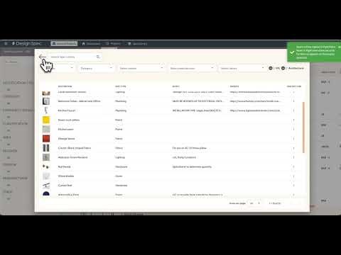 How to Add Specs From Your Spec Library in DesignSpec