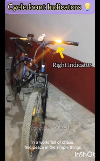 DIY cycle indicators 💡#cycle #cyclelight #trending#shortsfeed #shorts