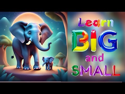 Big vs Small - Learn About Size for Kids #children songs #math #video for kids
