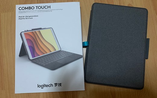 罗技 Combo touch 带触控板ipad键盘，开箱&操作&简单上手体验