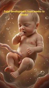The human development from fertilization to birth!