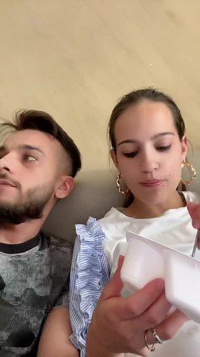 Exploring Unique Containers Together on the Couch