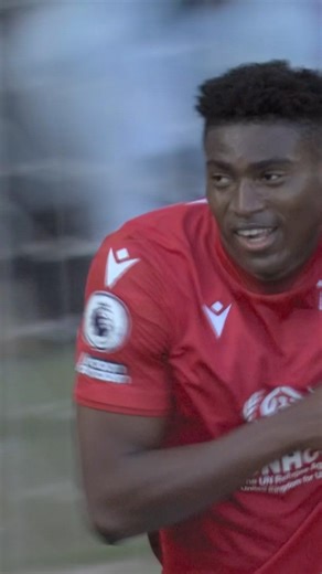 Taiwo Awoniyi with a HUGE goal against Arsenal #OnThisDay in 2023! 🇳🇬💪
