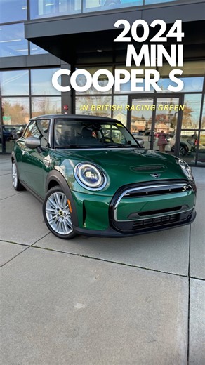 2024 MINI Cooper S in BRITISH RACING GREEN 💚 #minicoopers #coopers #minicooper #turbo #turbocars #smallcars #2024cars #newcars #2024mini #2024 #fyp #dealership #fyp | MINI of Edison