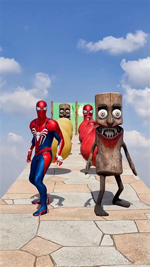 GTA V New Build a Queen Run Spider-man vs Tung Tung Sahur Funny Epic Challenge!