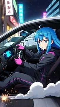 "The Final Race – Anime Girl Wins the Neon Streets | Epic Victory Scene 🔥🚗"