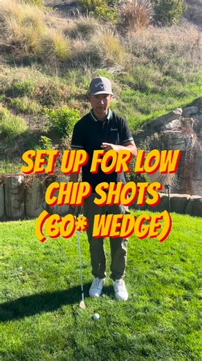 Set up difference between a lofted soft chip vs a low running chip. #golftips #golfersofinstagram #golftiktok #golfinstructor #golfstagram #golfswing #golfislife #golflesson #golfer #golfisfun #golftip #viral | Alex Paek