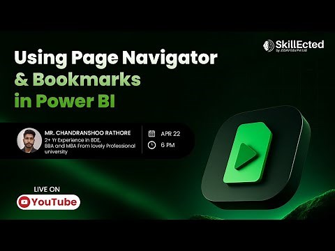 Using Page Navigator and Bookmarks in Power BI