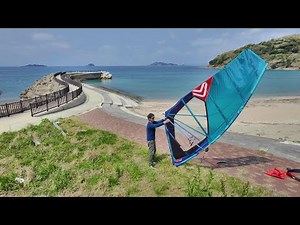 （海に眠るダイヤモンドロケ地で）severn blade5.0をセッティングしてみました。