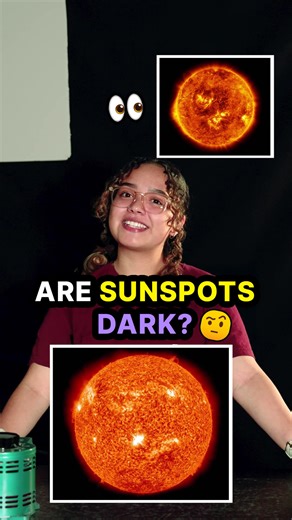 Are sunspots dark? 🤔 ☀️ #reelsvideo #reels #reelsfb #fyp #fypシ #tamu #teachers #teaching #fun #science #foryou #education #learn #interesting #sunspots #sun #astronomy #physics | Texas A&M Physics and Astronomy