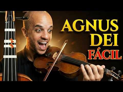 How to Play Agnus Dei on the Violin in 3 Steps - Simplified - Learn music on the violin