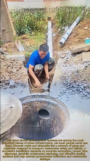 Sewerage Pipe Installation Guide Main Sewer Line & Manhole Construction