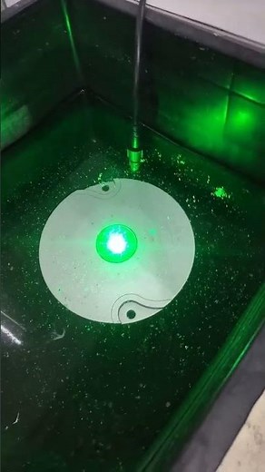 Heliport Inset Green Perimeter Light – Waterproof Testing 🌧️