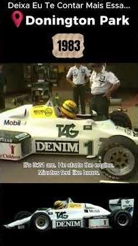 Ayrton Senna's first test with Williams, 1983 #formula1 #f1 #ayrtonsenna