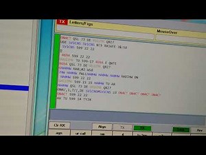 CQ World Wide RTTY Contest 2019 video showing the art of making contacts during a pileup.!!