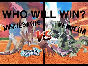 Jabblebashe vs Venuella 1V1 // Creatures Of Sonaria (Roblox)